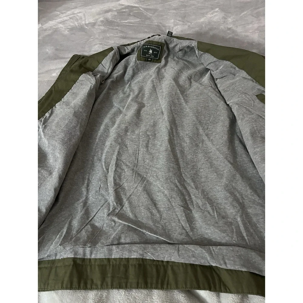 GH Bass & Co. Green Men Work‎ Jacket L Outdoor Camping Nature Hunting